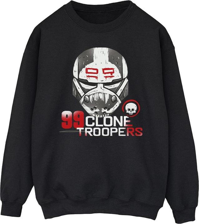 Actual product image Star Wars Mens The Bad Batch 99 Clone Troopers Sweatshirt (S)