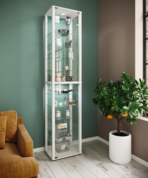 Produktbild VCM Sammel Stand Vitrine Holz Glas Kavis XXL (50 x 30 cm)