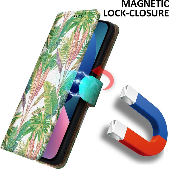 Actual product image Cadorabo Book cover with print (Apple iPhone 13 mini)
