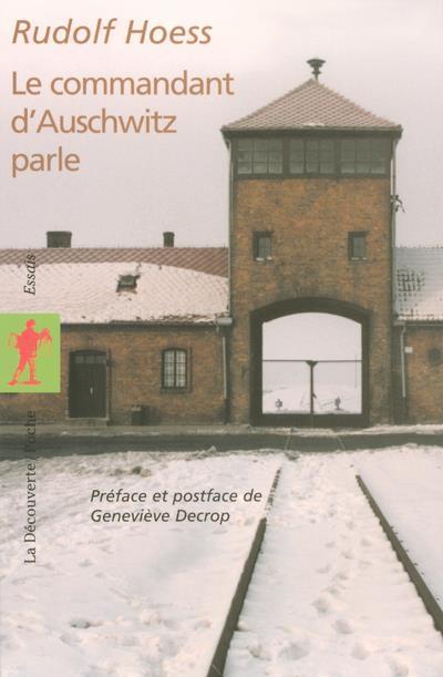 Produktbild Le commandant d'Auschwitz parle (Französisch, Rudolf Hoess, 2005)