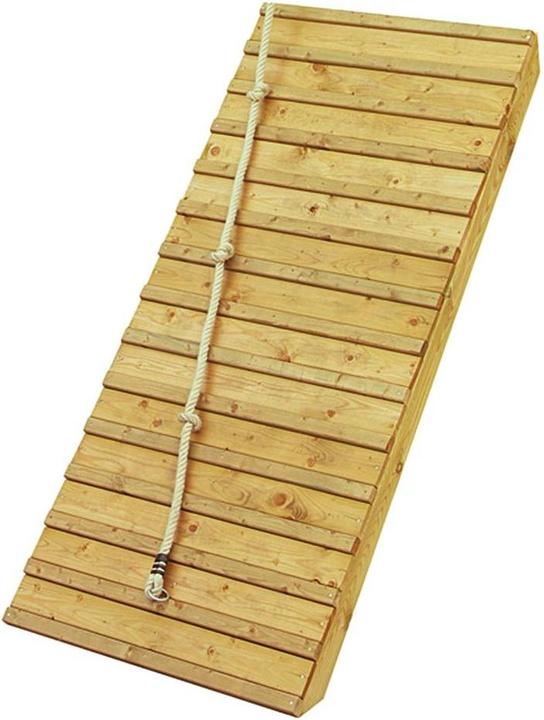 Actual product image Akubi Wooden ramp with climbing rope