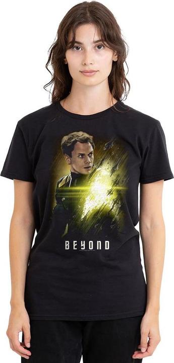 Actual product image Star Trek Beyond Unisex Adult Chekov Poster T-Shirt (XL)