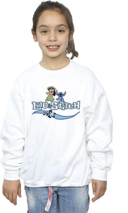 Actual product image Disney Girls Lilo And Stitch Characters Sweatshirt (116)