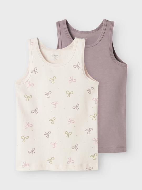 Produktbild Name it Nmftank Top 2p Barely Pink Bow Noos (110)