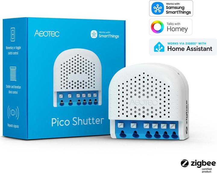 Produktbild Aeotec AEOZZGA004 - Pico Shutter (Zigbee) (Rolladenaktor)