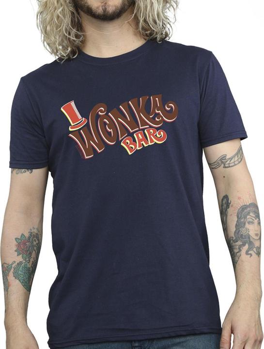Immagine prodotto Willy Wonka & the Chocolate Factory Bar Logo Maglietta Uomo (L)
