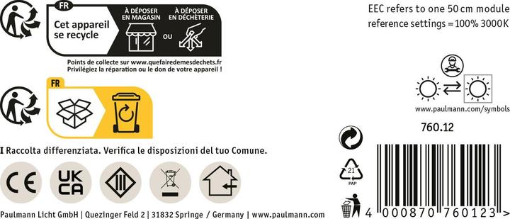Actual product image Paulmann PAUL LED strip light (RGBW, 500 cm, Indoor)