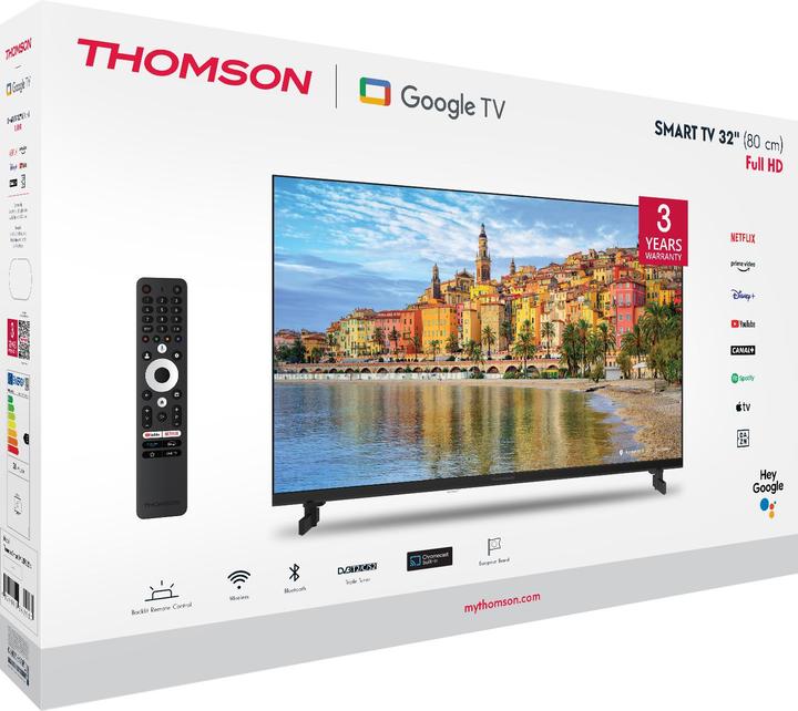 Immagine prodotto Thomson TV 32 FHD FRAMELESS SMART T2/C2S2 GOOGLE TV 32FG2S14 (32", LED)
