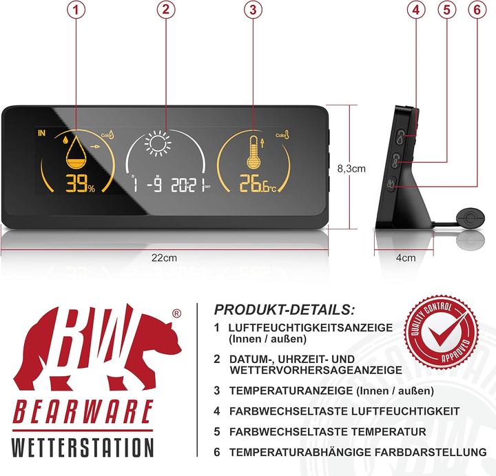 Produktbild CSL Funkwetterstation