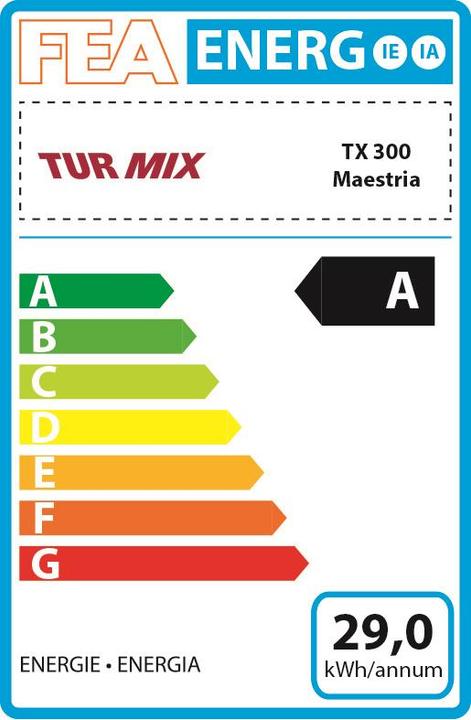 Energie-Label Turmix TX 300 Maestria (NESPRESSO Original)