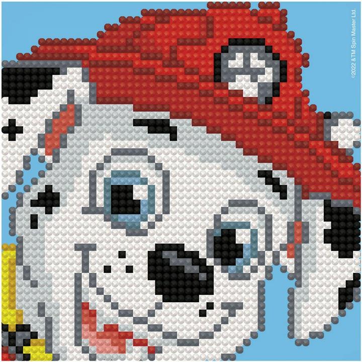 Actual product image Diamond Dotz DOTZIES® Original Diamond Painting Set Paw Patrol with 6 motifs: 3 pictures 15x15cm, 3 stickers /