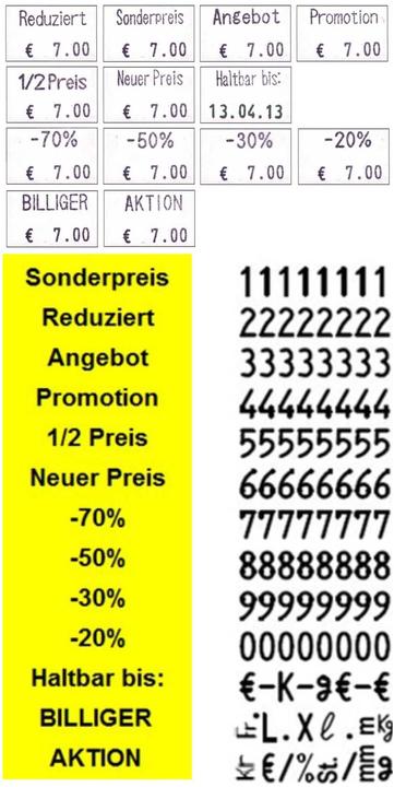 Produktbild Sato Preisauszeichner JUDO-Promo