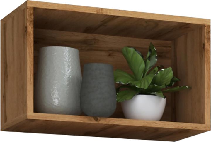 Image du produit VCM Étagère murale en bois Étagère suspendue Étagère murale Arila S (50 x 28 x 30 cm)