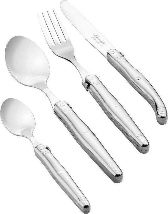 Productafbeelding Laguiole Style de Vie bestekset Premium Line - 24 -delig - Roestvrij staal (6 Stuk, Lepel)