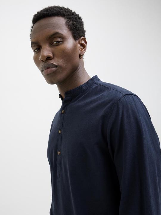 Produktbild Jack & Jones Jjesummer Half Placket Shirt Ls Sn (S)