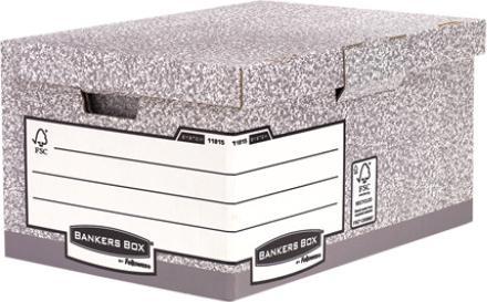 Produktbild Fellowes Klappdeckelbox Maxi Grau 1181501 37,8x29,3x54,5 cm (203 x 330 mm, 210 x 330 mm)