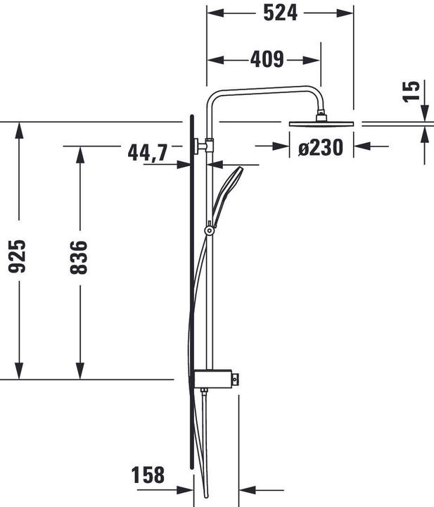 Produktbild Duravit Shower Systems Duschsystem