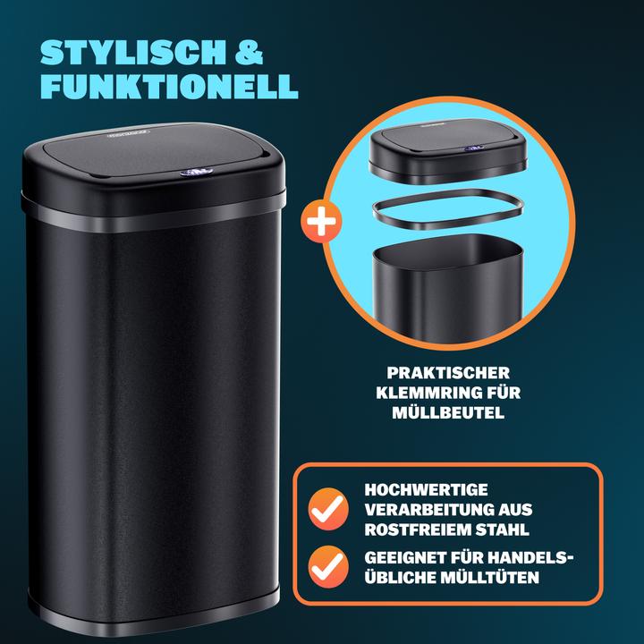 Produktbild Monzana Sensor Mülleimer (50 l)