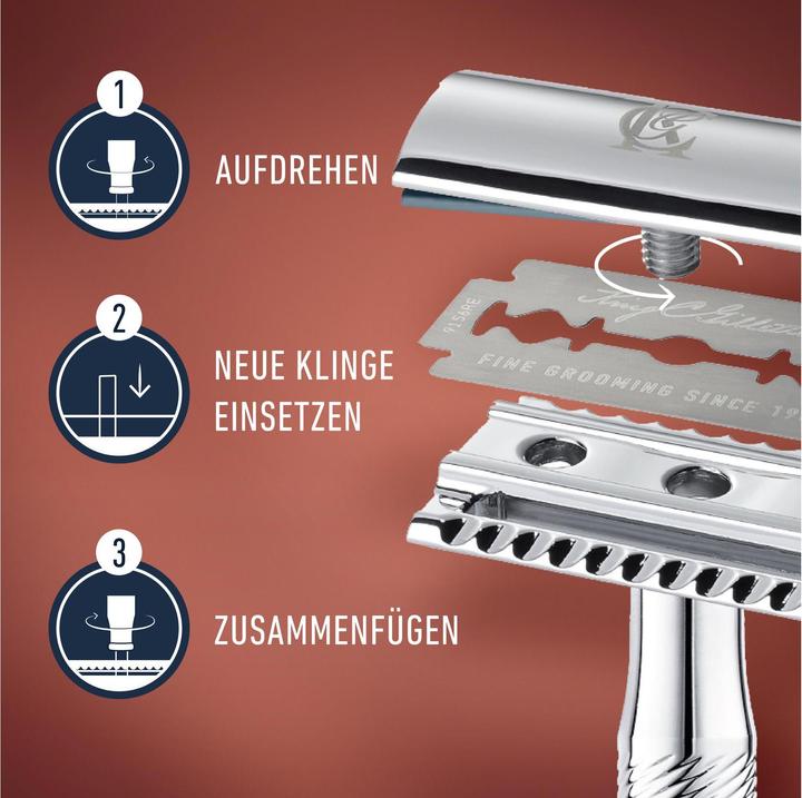 Actual product image King C. Gillette Double Edge Safety