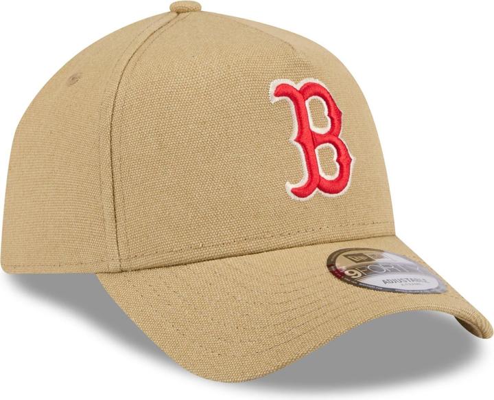 New Era A-Frame Trucker Leinen Cap - Boston Red Sox beige (One Size)