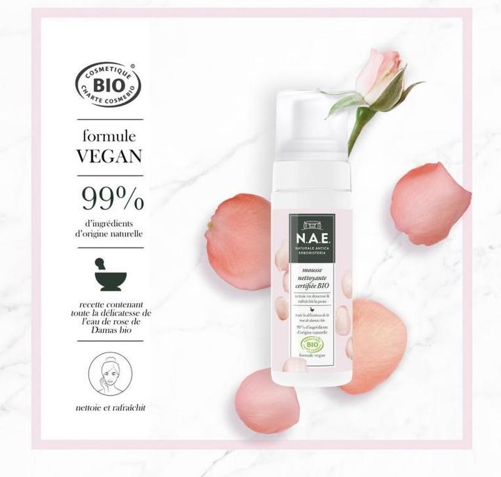 Immagine prodotto N.A.E. Mousse Nettoyante Bio Cosmos Flacone 150 ml (Schiuma, 150 ml)