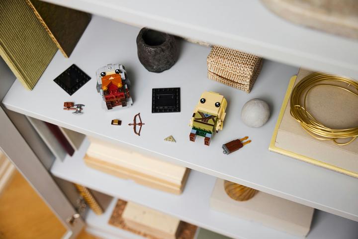 Image du produit LEGO Seigneur des Anneaux Legolas et Gimli (40751, LEGO Brickheadz)