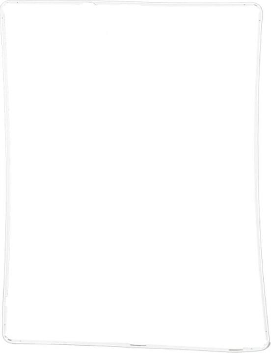 Produktbild OEM Kunststoffrahmen für iPad 2 weiss (IPad 2)