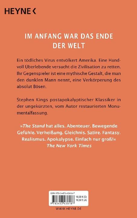 Produktbild The Stand - Das letzte Gefecht (Deutsch, Stephen King, 2016)