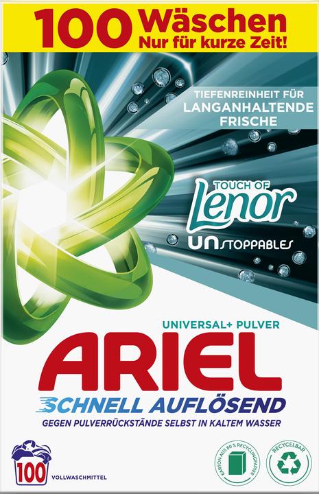 Actual product image Ariel Unstoppables (100 Washing cycles, Powder)