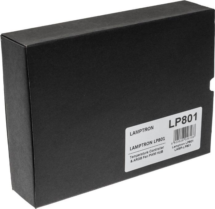Productafbeelding Lamptron LP801 ventilatorregelaar met display (9 Ventilator)