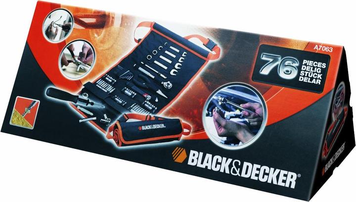 Actual product image Black & Decker Car tool accessories (76 pieces)