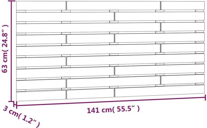 Image du produit VidaXL Bako (141 x 3 x 63 cm)