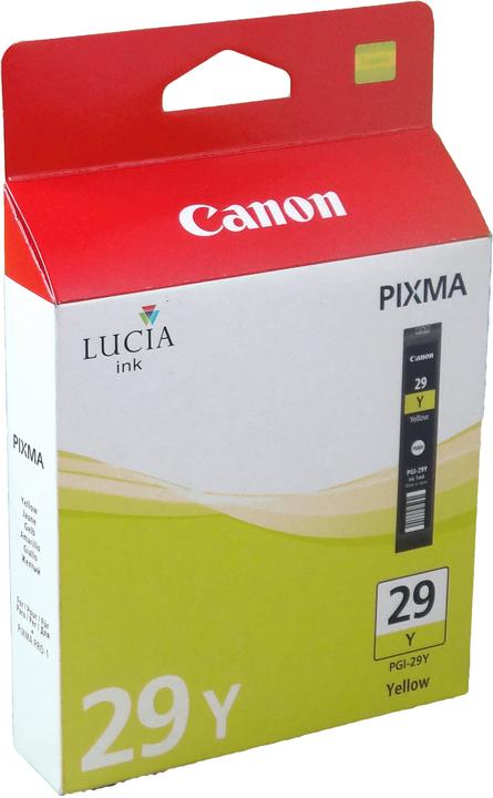 Actual product image Canon Pgi-29y (Y)