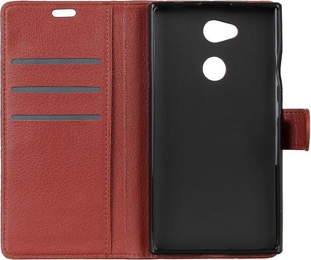 Actual product image MU Classic Bookcover sleeve with litchite texture (Sony Xperia L2)