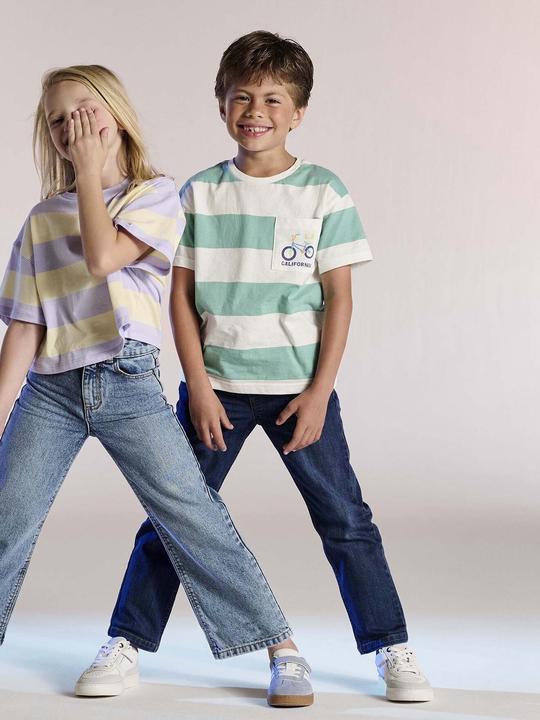 Actual product image Vertbaudet Die UNVERWÜSTLICHE, robuste Jungen Jeans mit Dehnbund WATERLESS (98)