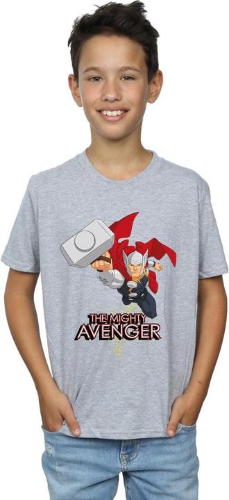 Actual product image Boys Thor The Mighty Avenger T-Shirt (116)