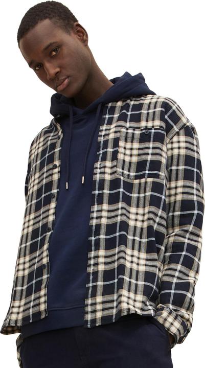Produktbild Tom Tailor Hemd Langarmhemd mit Karomuster und Kentkragen (XXL)