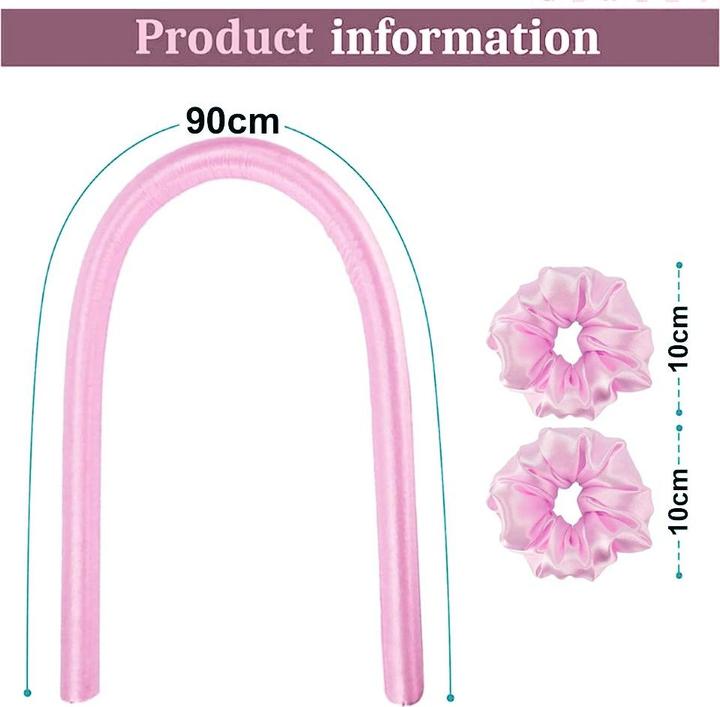 Produktbild ASMI Soft Heatless Curling, Lockenwickler ohne Hitze, 3-teilig