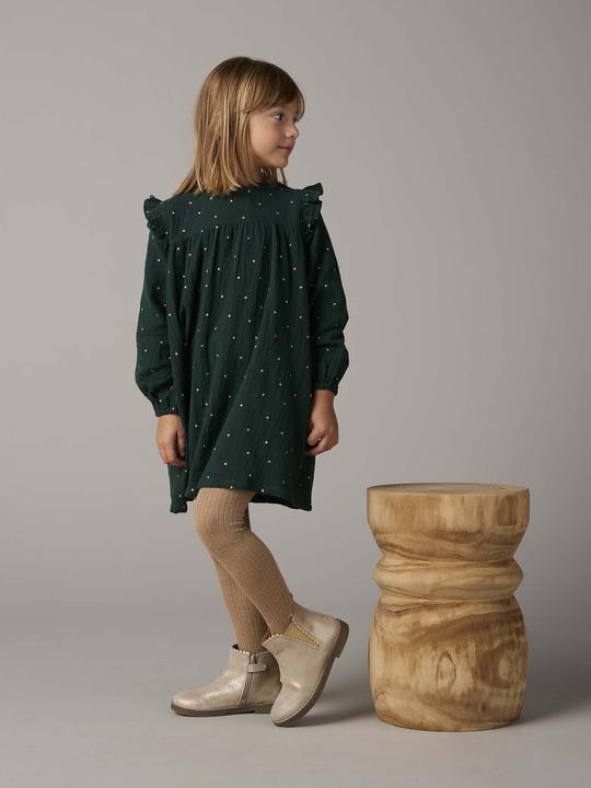 Actual product image Vertbaudet Girls' dress with flounces, muslin (110)
