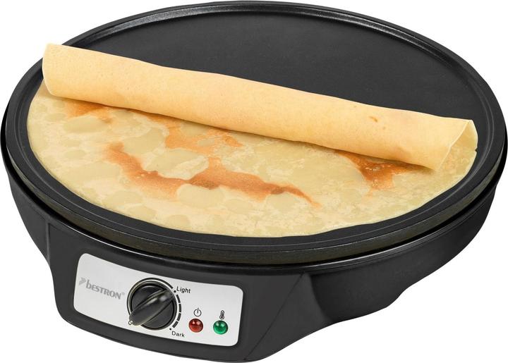 Produktbild Bestron Crêpes Maker im Retro Design, für Crepes mit Ø 30 cm, inkl. Teigverteiler & Crêpes-Wender, m