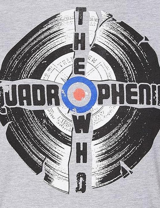 Actual product image The Who Unisex Adult Quadrophenia Cotton T-Shirt (L)
