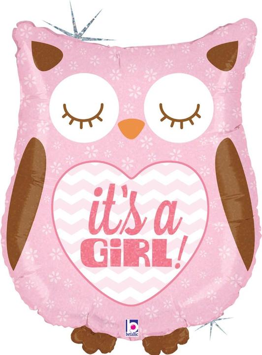 Image du produit Grabo Balloons Ballon en aluminium - Chouette It's a girl (66cm) (1 x)