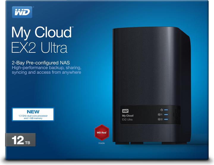 Produktbild WD My Cloud EX2 Ultra (2 x 6 TB, WD Red)