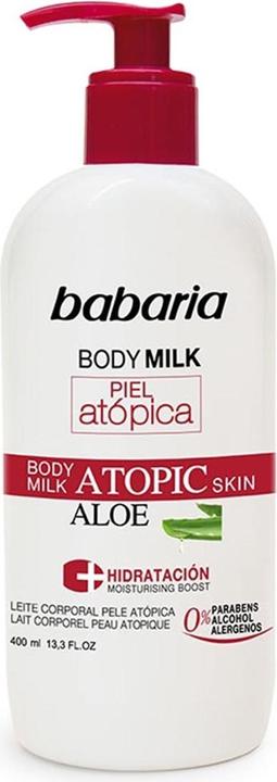 Produktbild Babaria PIEL ATOPICA aloe vera body milk 0% 400 ml (Körpermilch, 400 ml)