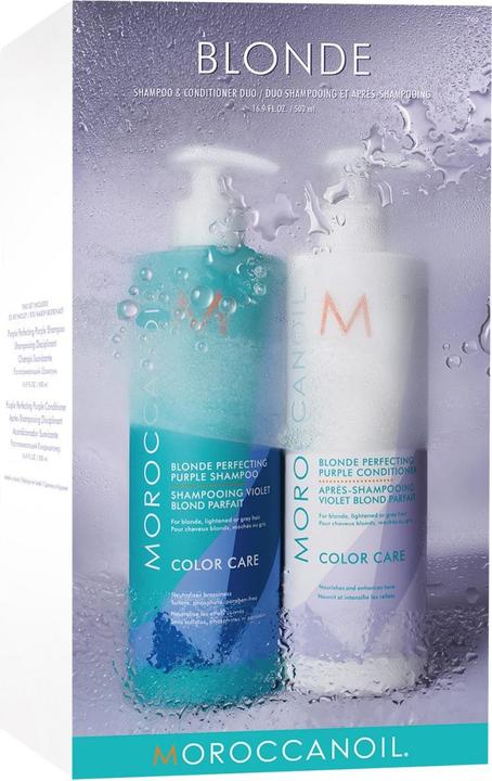 Moroccanoil - Blonde Set (1 ml, Flüssiges Shampoo)