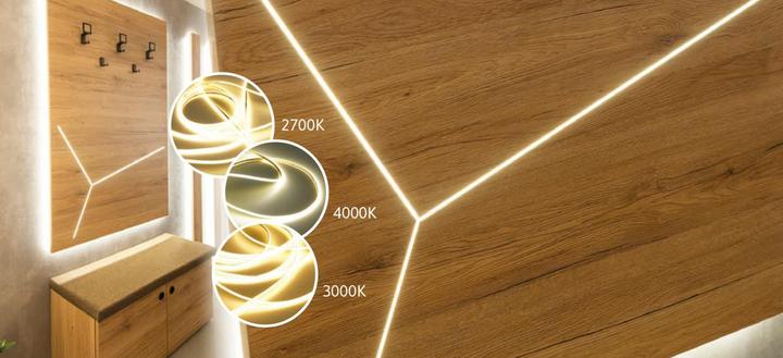 Actual product image OK-Line COB 3.8 / 24 V, 2700K, 1.25m (Warm white, 125 cm, Indoor)