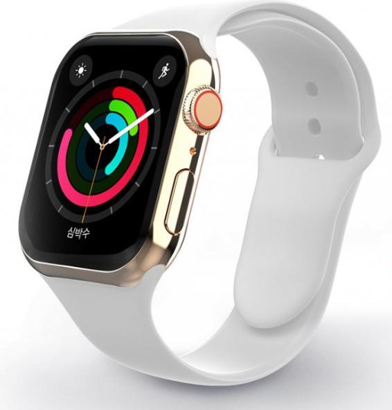 Immagine prodotto Swissten Cinturino in silicone per apple watch 42-44 mm bianco (44 mm, 42 mm, Silicone)