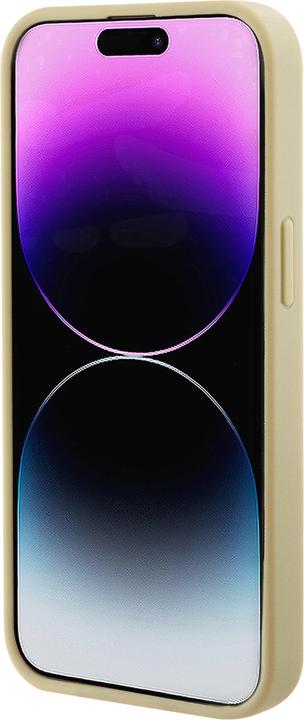Actual product image Guess GUHMP15SPSAHMCB iPhone 15 6.1" złoty/gold hardcase Saffiano MagSafe (Apple iPhone 15)