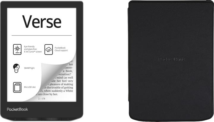 Image du produit PocketBook Verse y compris Shell Cover (6", 8 Go, Mist Grey)