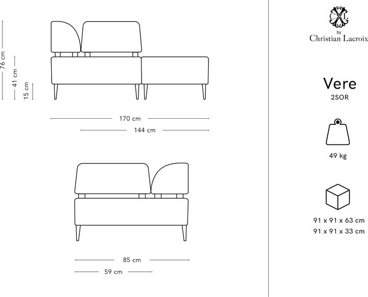 Produktbild CXL by Christian Lacroix Vere (4-Sitzer, 3-Sitzer, 2-Sitzer)